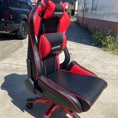 AK Racing ゲーミングチェア レッド×ブラック○E092M421