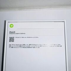 Apple版SIMフリー★新品未開封☆iPhone15 128GB★ブラック☆MTMH3J/A