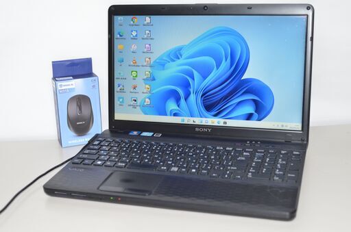 中古良品 最新Windows11+office 新品爆速SSD240GB SONY VPCEH38FJ core i5/メモリ4GB/15.5インチ/DVDマルチ/無線/テンキー/便利なソフト
