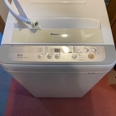 Panasonic 洗濯機　5キロ　2016年式