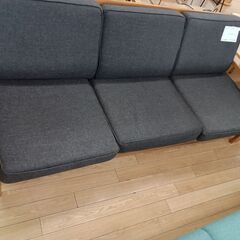 ☆ジモティ割あり☆ 3人掛けソファ グレー H78×D73×W200 クリーニング