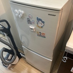 【ネット決済】冷蔵庫 SHARP SJ-D14E-W 2019年製