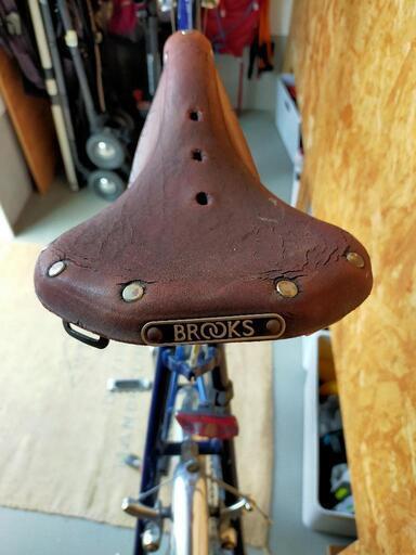 【お話中】ビアンキ　ミニベロフラット9  BROOKS革サドル お話中】ビアンキ ミニベロフラット9 BROOKS革サドル