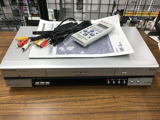 Panasonic VHSビデオデッキ 2003年製 NV-HV70G