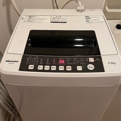 洗濯機　電子レンジ　冷蔵庫　ガスコンロ(都市ガス用)