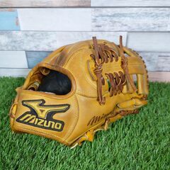 ミズノプロ 2GN48803 内野手 サイズ9 軟式用グローブ 野球 中古グラブ BASEBALL GLOVE
