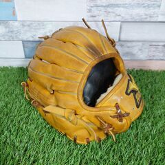 ミズノプロ 2GN48803 内野手 サイズ9 軟式用グローブ 野球 中古グラブ BASEBALL GLOVE