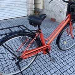【26インチ自転車】変速なし　前後タイヤ、チューブ新品❗️鍵、前カゴ新品❗️ブリヂストン製大きめサドル仕様❗️スペアキーあり　若林自転車　浜大津　SALE中❗️ 26インチ自転車】変速なし 前後タイヤ、チューブ新品❗️鍵、前カゴ
