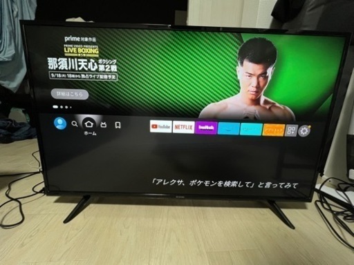 アイリスオーヤマ 43型 4K対応 液晶テレビ 43UB10P 4K IPSパネル 裏番組録画対応