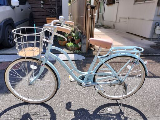 「あさひ」ポンポネット ナルミヤインターナショナル 24インチ 変速なし オートライト 子供用 自転車