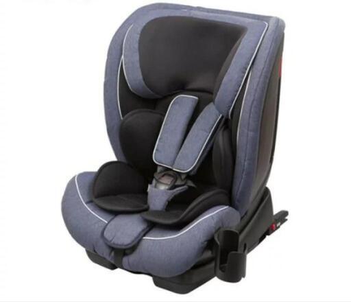 【日本育児】ISOFIX 1歳からのジュニアシート ハーネス5点式タイプ　デニム