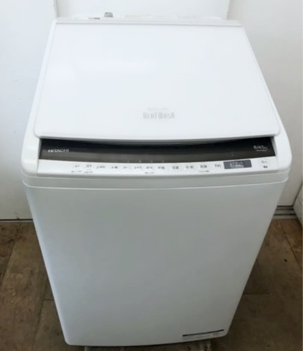 (送料無料) 洗濯・乾燥機 洗8kg 乾4.5kg 温風で完全乾燥 ビートウォッシュ 新品価14万 ⑦