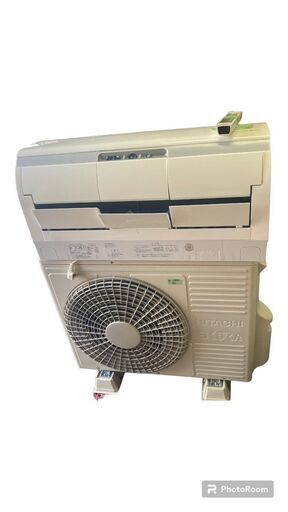 ☆中古￥28,800！HITACHI　2.8kwルームエアコン　家電　RAS-JT28HE6(W)型　2018年製　【BI118】