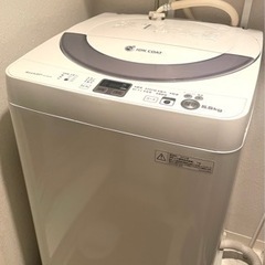 洗濯機 5.5kg SHARP ES-GE55N
