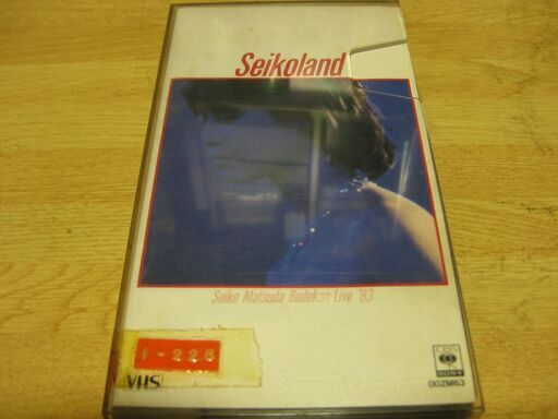 3374【VHSビデオテープ】松田聖子／Seikoland・武道館ライヴ'83