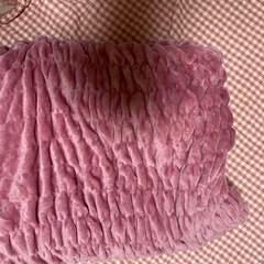 ふわふわ毛布。シングル  ピンク