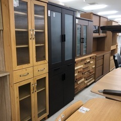 本棚 2枚扉 ダークブラウン 【トレファク堺福田店】