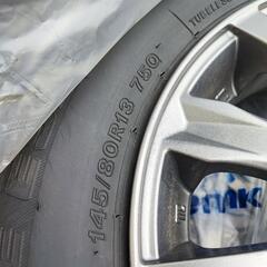 145 80 13 スタッドレス ホイール 4本セット 2021年製