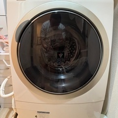 【ネット決済・配送可】SHARP ドラム式洗濯乾燥機 2017年式