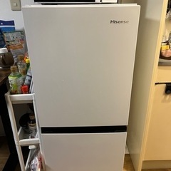 【ネット決済】冷蔵庫(使用期間1年半)