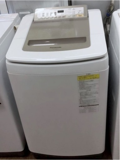 (送料無料) 洗濯・乾燥機 洗8kg 乾4.5kg ヒーター式乾燥 泡洗浄でがんこな汚れも浮かせて落とす Panasonic ⑤