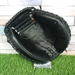 袋付き☆ミズノ 1AJCR18600 軟式用 捕手 プロ野球 嶋型 野球 グラブ 中古グローブ 野球 ミズノプロ mizuno 軟式グローブ 軟式 グローブ 捕手