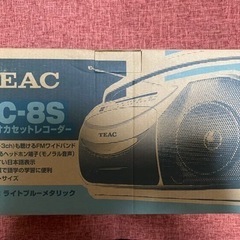 ラジカセ　昭和レトロ カセットテープ TEAC PC-8S ラジ...