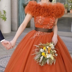 テラコッタカラードレス　5号