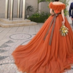 テラコッタカラードレス　5号