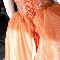 テラコッタカラードレス　5号