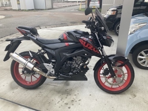 GSX-S125 8500km 事故・立ちゴケなし