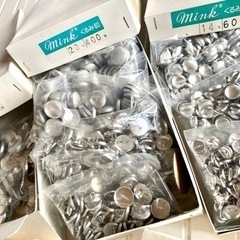 プロ用　くるみボタン　打ち具と金具セット