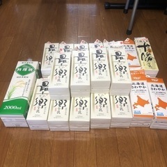 牛乳パック（工作用）17本＋料理酒パック1本