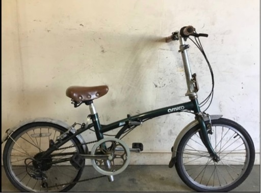 47□岐阜発　△ amico / 折りたたみ自転車 / 20インチ / 走行確認済み / サイクリング / 自転車 / 傷汚れ有り / サビ有 / 現状品　R5.4/9□