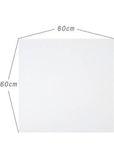 48e ISL アコースティック・吸音パネル 60cm×60cm ホワイト 10枚セット 難燃仕様 壁床兼用 吸音 防音 消音 遮音 断熱 y092212e