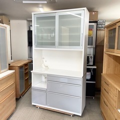 【超美品‼️】定価24万♪ 松田家具 118cm幅キッチンボード...