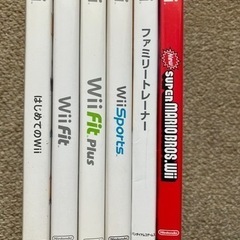 Wiiゲームソフト6本セット