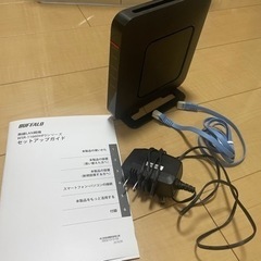 【差し上げます】Wi-Fiルーター バッファローWSR-1166...