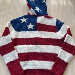 TMT SHAGGY BOA US FLAG KNIT PARKA