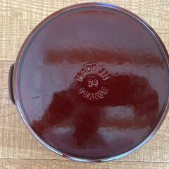 ストウブ　staub  ピコ ココット　ラウンド　グレナディンレッド　24cm 　【レシピ本おまけ】