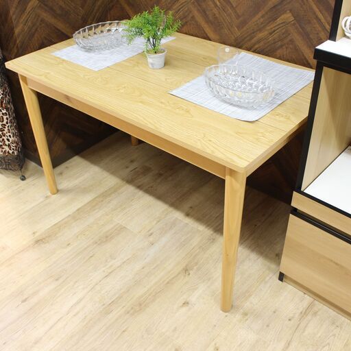 店S718)ダイニングテーブル テーブル 単品 木目調 ナチュラル シンプル 幅115cm
