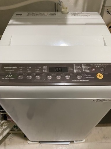【本物保証】 Panasonic  洗濯機　7キロ　2019年製 洗濯機