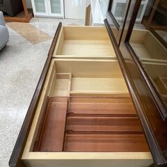 🤎karimoku(カリモク) コロニアル 2面食器棚 🧡定価￥280,500🧡 ブナ材使用 アンティーク風🤎215