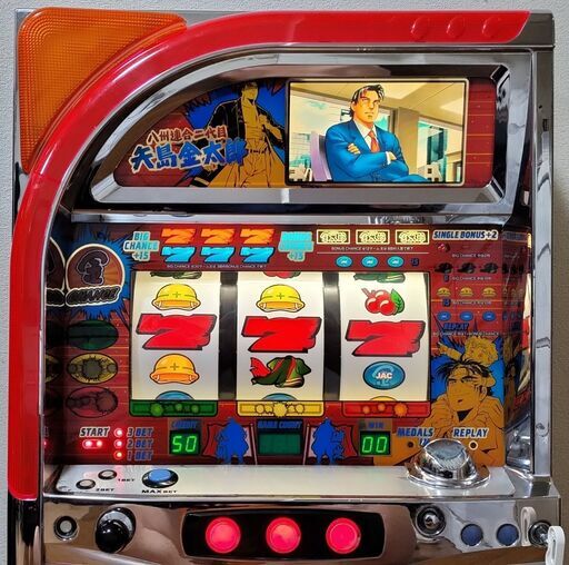 パチスロ実機】ロデオ☆サラリーマン金太郎【フルオートプレイ機能付き 