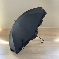 超美品　上品華麗　WPC 晴雨兼用　フリル傘　99%遮光タイプ