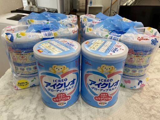 粉ミルク アイクレオ ICREO  グローアップミルク 820g 10缶セット スティック20本付き自社配送時代引き可※現金、クレジット、スマホ決済対応※