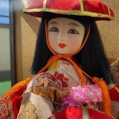 日本人形　七枚笠