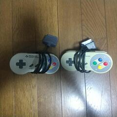 【無料】スーパーファミコンコントローラー２個【0円】