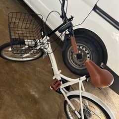 折りたたみ式　自転車　美品　ギア付