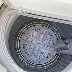 【RKGSE-058】特価！シャープ/5kg/タテ型全自動洗濯乾燥機/ES-TX5A-P/中古品/2017年製/当社より近隣地域無料配達